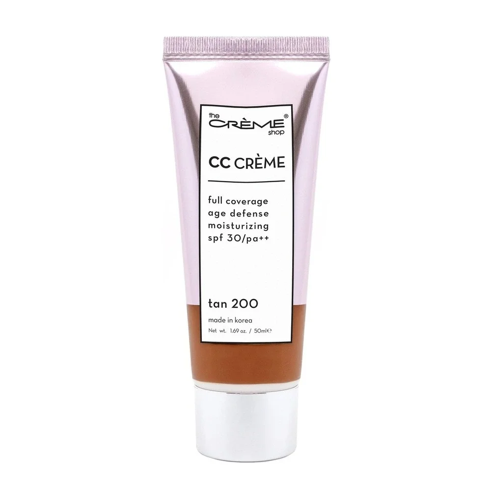 The Creme Shop CC Creme Women 1.69oz Tan 200 NWOT SPF 30 Foundation BBTA200